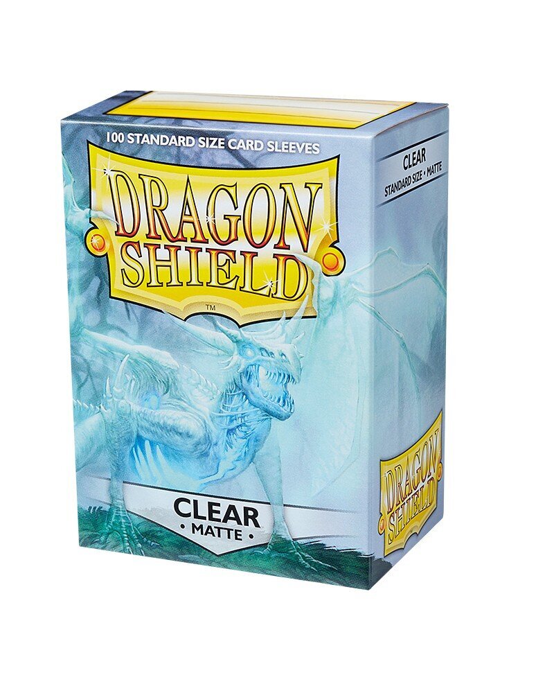 Kāršu vāciņi Dragon Shield Matte Clear, 100 gab. cena un informācija | Galda spēles | 220.lv