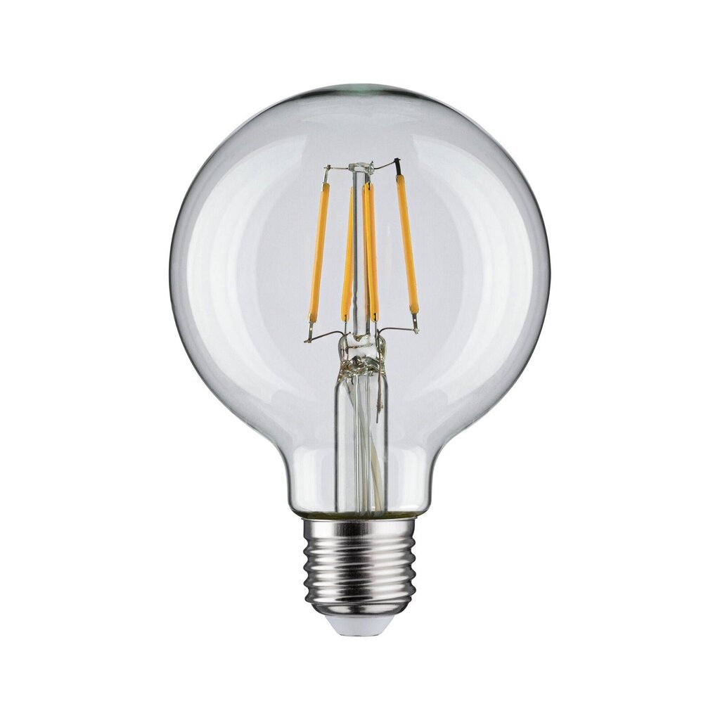 Paulmann spuldze LED Globe 80mm Filament E27 230V 470lm 4,8W 2700K Clear cena un informācija | Spuldzes | 220.lv