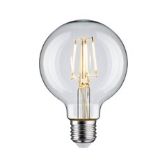 Лампа Paulmann LED Globe 80мм Filament E27 230V 470lm 4,8Вт 2700K, прозрачная цена и информация | Лампочки | 220.lv