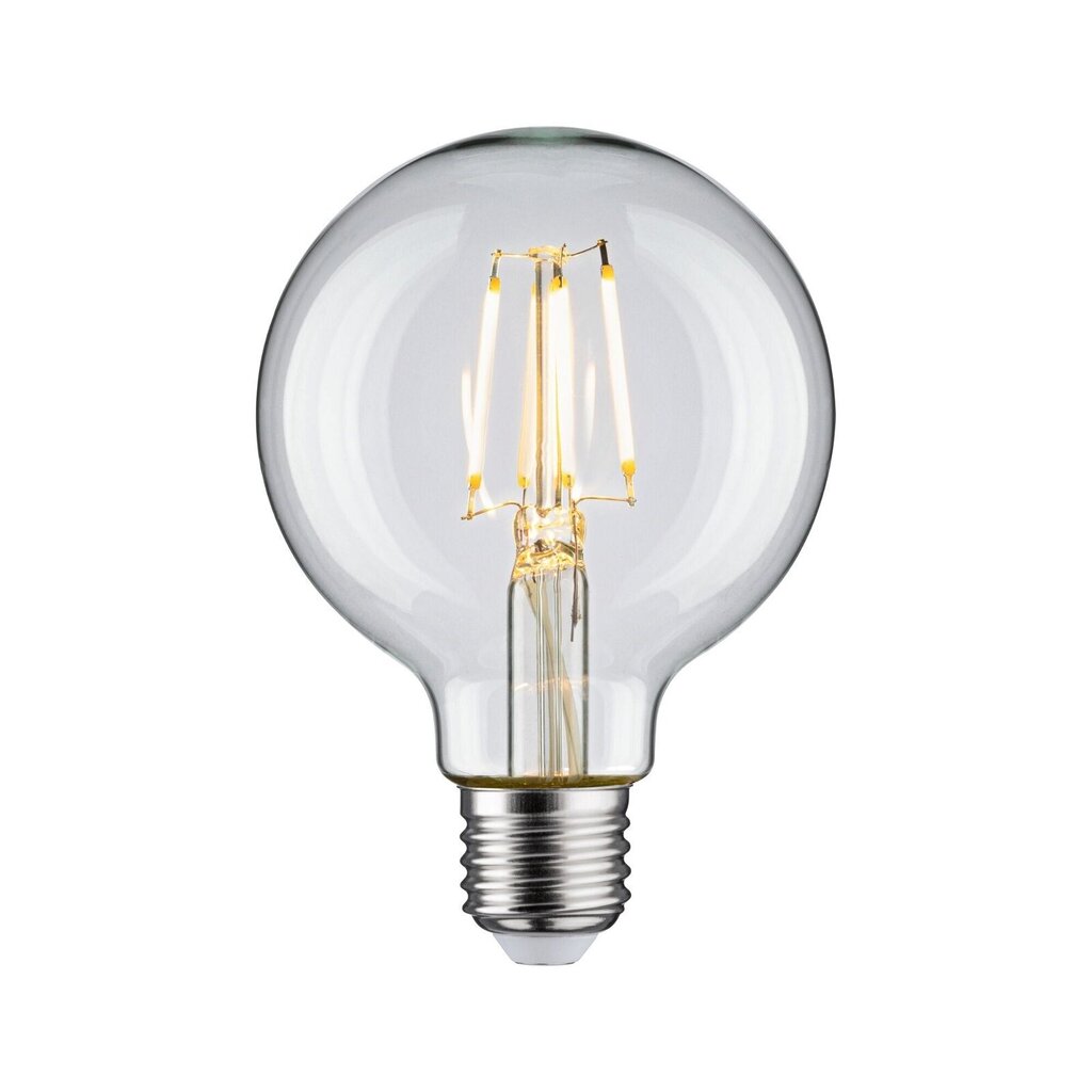 Paulmann spuldze LED Globe 80mm Filament E27 230V 470lm 4,8W 2700K Clear cena un informācija | Spuldzes | 220.lv