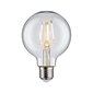 Paulmann spuldze LED Globe 80mm Filament E27 230V 470lm 4,8W 2700K Clear цена и информация | Spuldzes | 220.lv