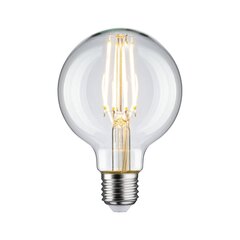 Лампа Paulmann LED Globe 80мм Filament E27 230V 806лм 7.5Вт 2700K, прозрачная цена и информация | Лампочки | 220.lv