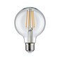 Paulmann spuldze LED Globe 80mm Filament E27 230V 806lm 7,5W 2700K Clear cena un informācija | Spuldzes | 220.lv