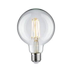 Лампа Paulmann LED Globe 95мм Filament E27 230V 806лм 7.5Вт 2700K, прозрачная цена и информация | Лампочки | 220.lv