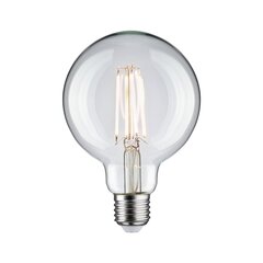 Лампа Paulmann LED Globe 95мм Filament E27 230V 806лм 7.5Вт 4000K, прозрачная цена и информация | Лампочки | 220.lv