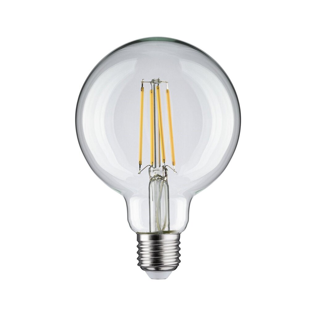 Paulmann spuldze LED Globe 95mm Filament E27 230V 806lm 7,5W 4000K Clear цена и информация | Spuldzes | 220.lv