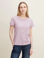 Женская футболка Tom Tailor 1030418-28804, фиолетовая цена и информация | Женские футболки | 220.lv