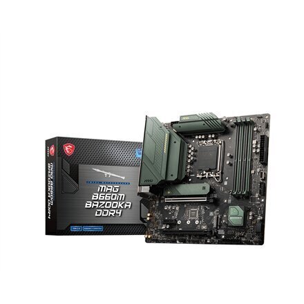 MSI MAG B660M BAZOOKA DDR4 cena un informācija | Mātesplates | 220.lv