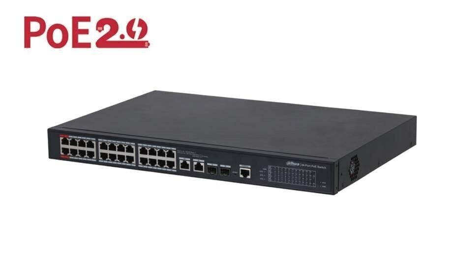 Switch|DAHUA|PFS4226-24ET-360-V3|Desktop/pedestal|DH-PFS4226-24ET-360-V3 cena un informācija | Komutatori (Switch) | 220.lv