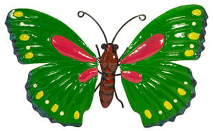 Декоративная бабочка Saska Garden, 26 см, зеленый цена и информация | Детали интерьера | 220.lv