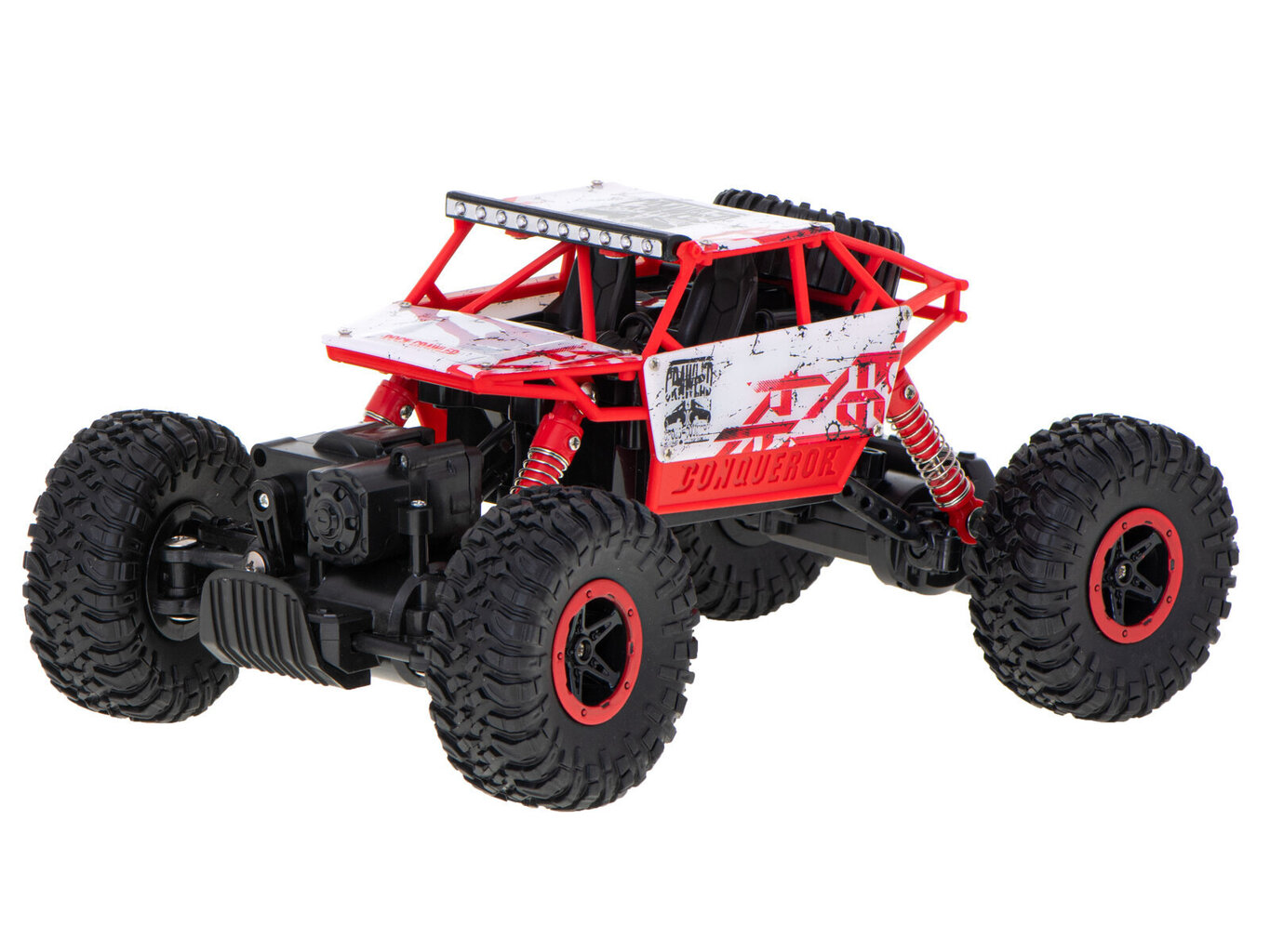 RC Rock Crawler HB 2.4GHz 1:18 sarkana automašīna цена и информация | Rotaļlietas zēniem | 220.lv