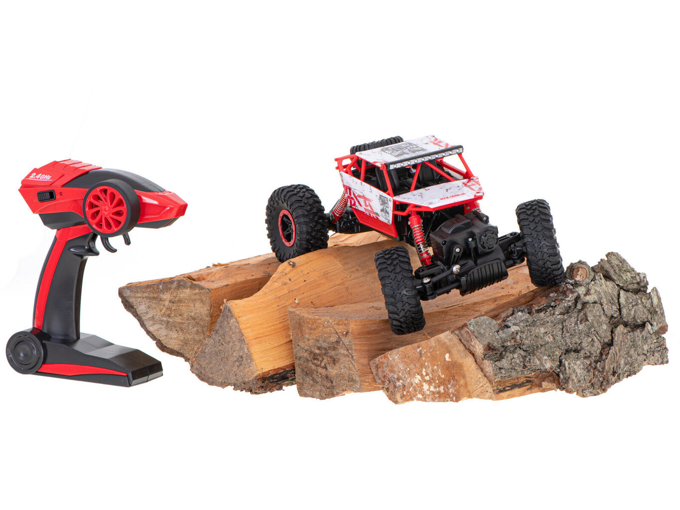 RC Rock Crawler HB 2.4GHz 1:18 sarkana automašīna cena un informācija | Rotaļlietas zēniem | 220.lv