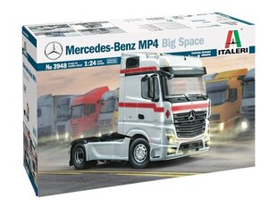 Сборная пластиковая модель Italeri - Mercedes Benz MP4 Big Space (Middle Roof), 1/24, 3948 цена и информация | Kонструкторы | 220.lv