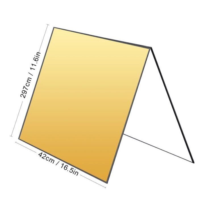 Salokāms atstarotājs no folijas un kartona цена и информация | Apgaismojums fotografēšanai | 220.lv