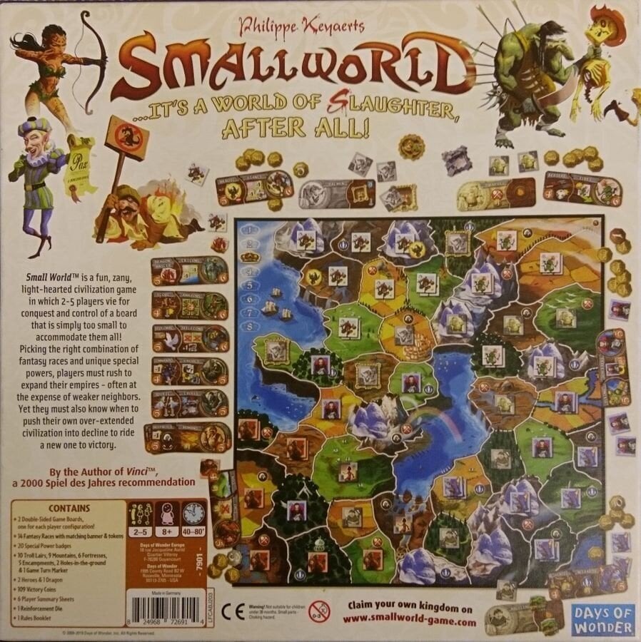 Galda spēle Rebel Small World, EN cena un informācija | Galda spēles | 220.lv