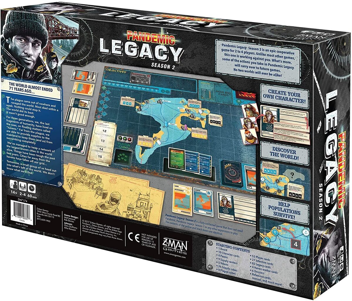 Galda spēle Pandemic Legacy: Season 2, EN цена и информация | Galda spēles | 220.lv