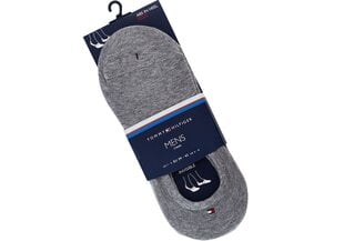 Мужские носки-микроследки Tommy Hilfiger, 2 пары, серые, 382024001 758 11594 цена и информация | Мужские носки | 220.lv