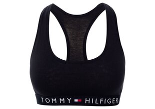 Sporta krūšturis sievietēm Tommy Hilfiger Bralette, melns UW0UW02037 990 13253 cena un informācija | Krūšturi | 220.lv