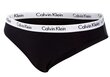 Bikini biksītes sievietēm Calvin Klein, 3 pāri, melnas/baltas QD3588E WZB 14822 cena un informācija | Sieviešu biksītes | 220.lv