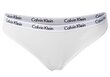 Bikini biksītes sievietēm Calvin Klein, 3 pāri, melnas/baltas/pelēkas QD3588E 999 14829 цена и информация | Sieviešu biksītes | 220.lv