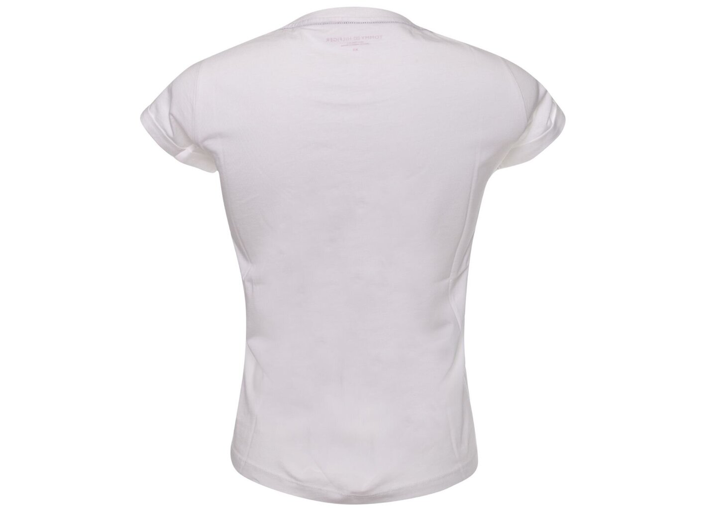 Sieviešu T-krekls Tommy Hilfiger RN TEE SS, logotips, balts UW0UW01618 100 16887 cena un informācija | T-krekli sievietēm | 220.lv