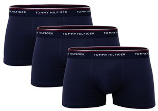 Мужские боксеры Tommy Hilfiger С Низкой Посадкой, 3 Пары, Темно-синие 1U87903841 409 16651 цена и информация | Мужские трусы | 220.lv