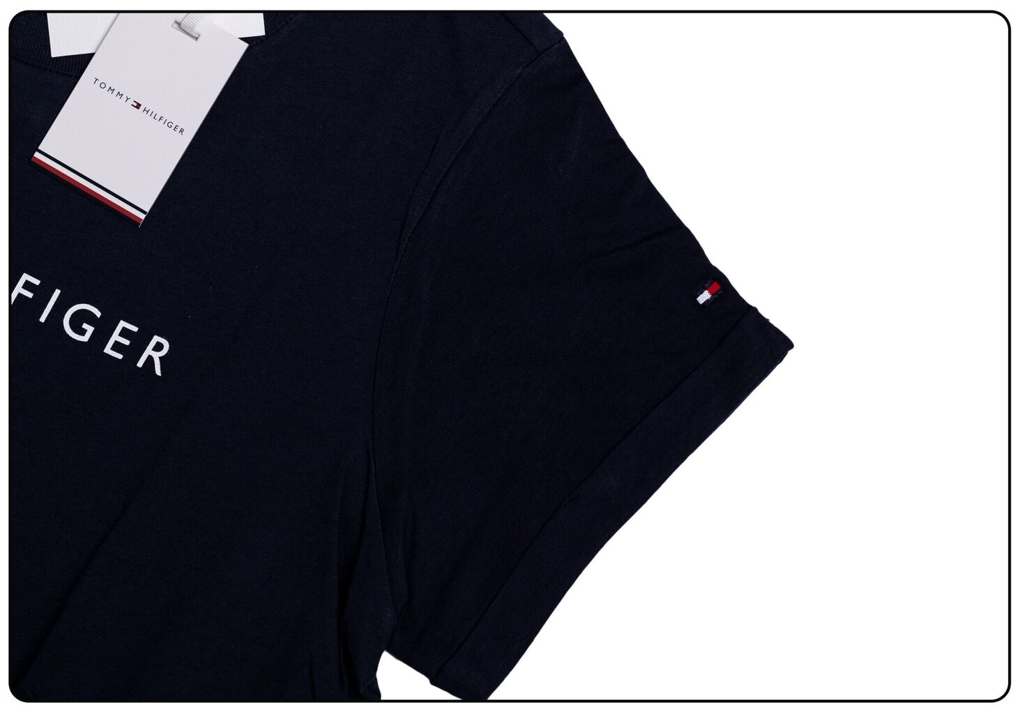 Sieviešu T-krekls Tommy Hilfiger RN TEE SS Navy UW0UW01618 416 16878 цена и информация | T-krekli sievietēm | 220.lv