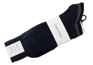 Носки Calvin Klein, 3 пары, синий, серый цвет, 100001752 008 18850 цена и информация | Мужские носки | 220.lv