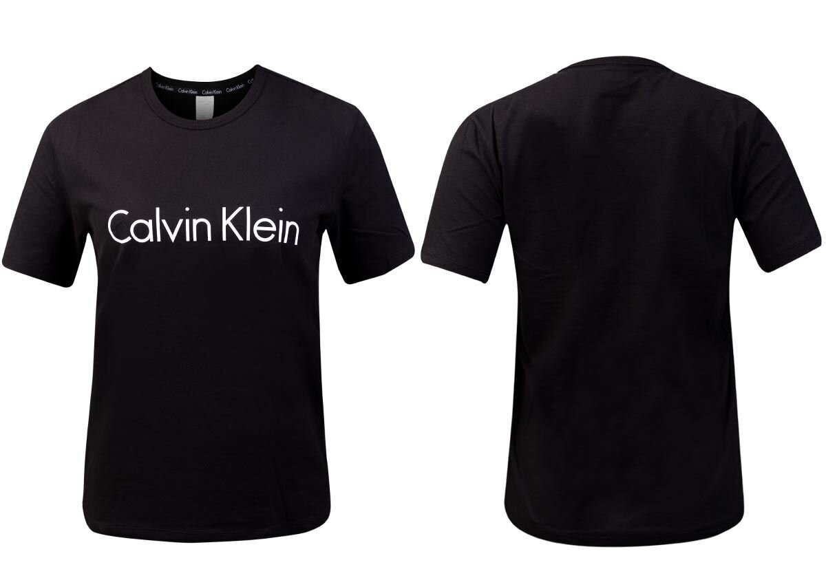 T-krekls Calvin Klein T-SHIRT SS Neck Crew Black QS6105E 001 19161 cena un informācija | T-krekli sievietēm | 220.lv