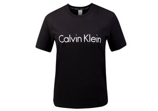 Футболка Calvin Klein T-SHIRT SS Neck Crew Black QS6105E 001 19161 цена и информация | Женские футболки | 220.lv