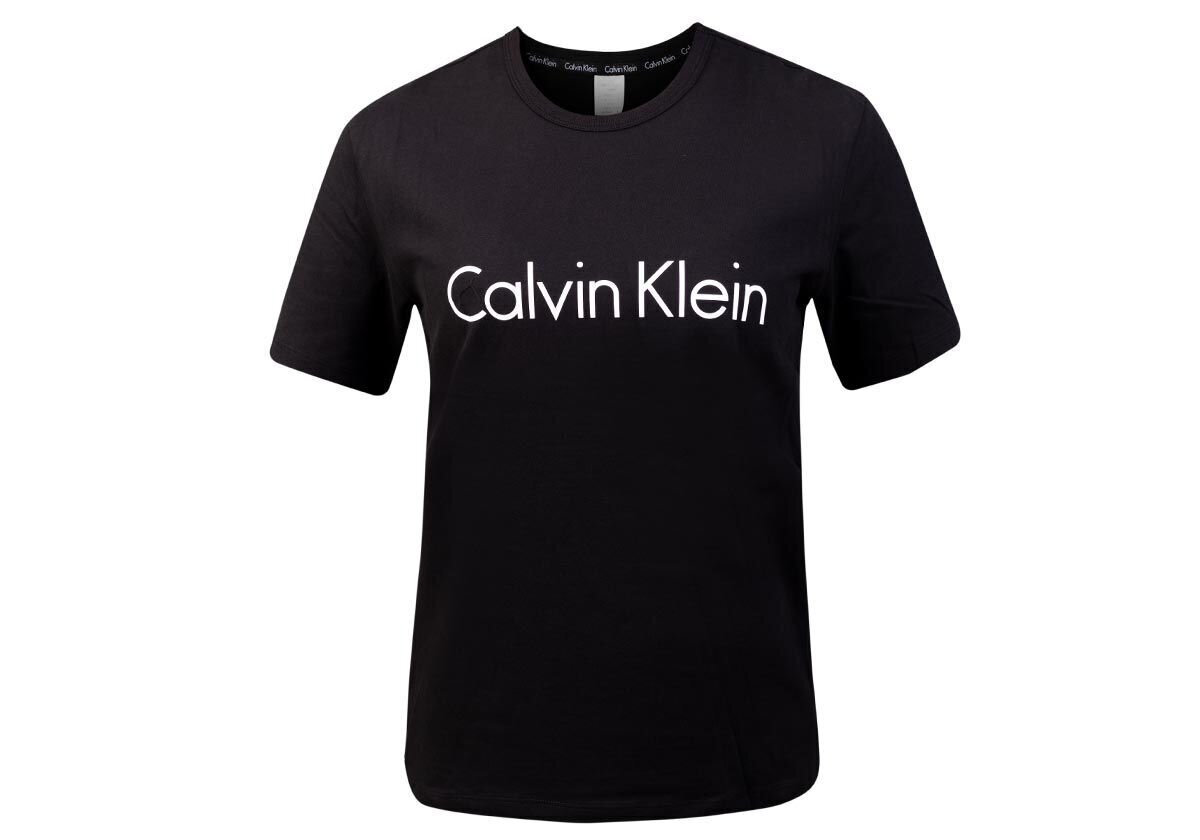 T-krekls Calvin Klein T-SHIRT SS Neck Crew Black QS6105E 001 19161 cena un informācija | T-krekli sievietēm | 220.lv