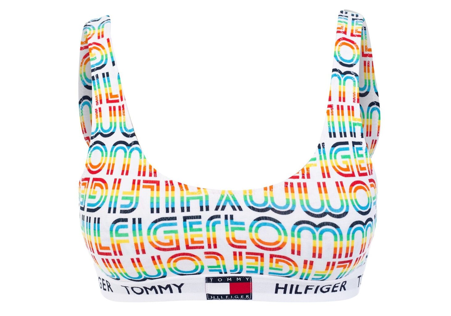 Krūšturis sievietēm Tommy Hilfiger BRALETTE, BALTS UW0UW02632 YCD 19712 cena un informācija | Krūšturi | 220.lv