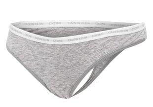 Calvin Klein stringi sievietēm 2 pāri, pelēki QD3788E 8HT 18643 цена и информация | Трусики | 220.lv