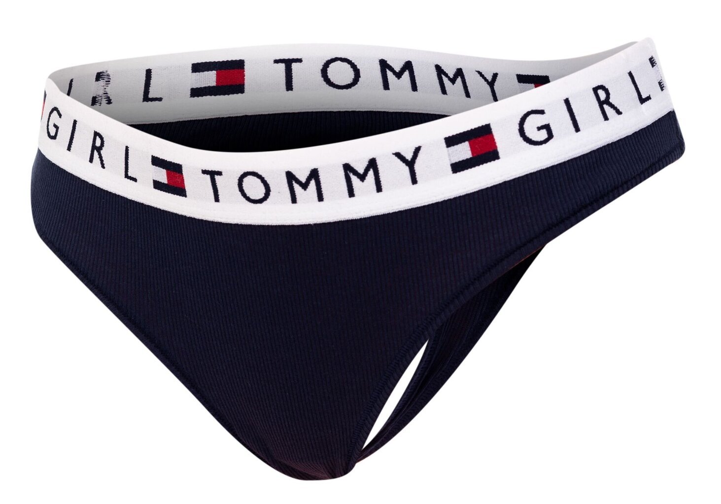 Stringu biksītes sievietēm Tommy Hilfiger THONG NAVY UW0UW01572 416 19911 цена и информация | Sieviešu biksītes | 220.lv