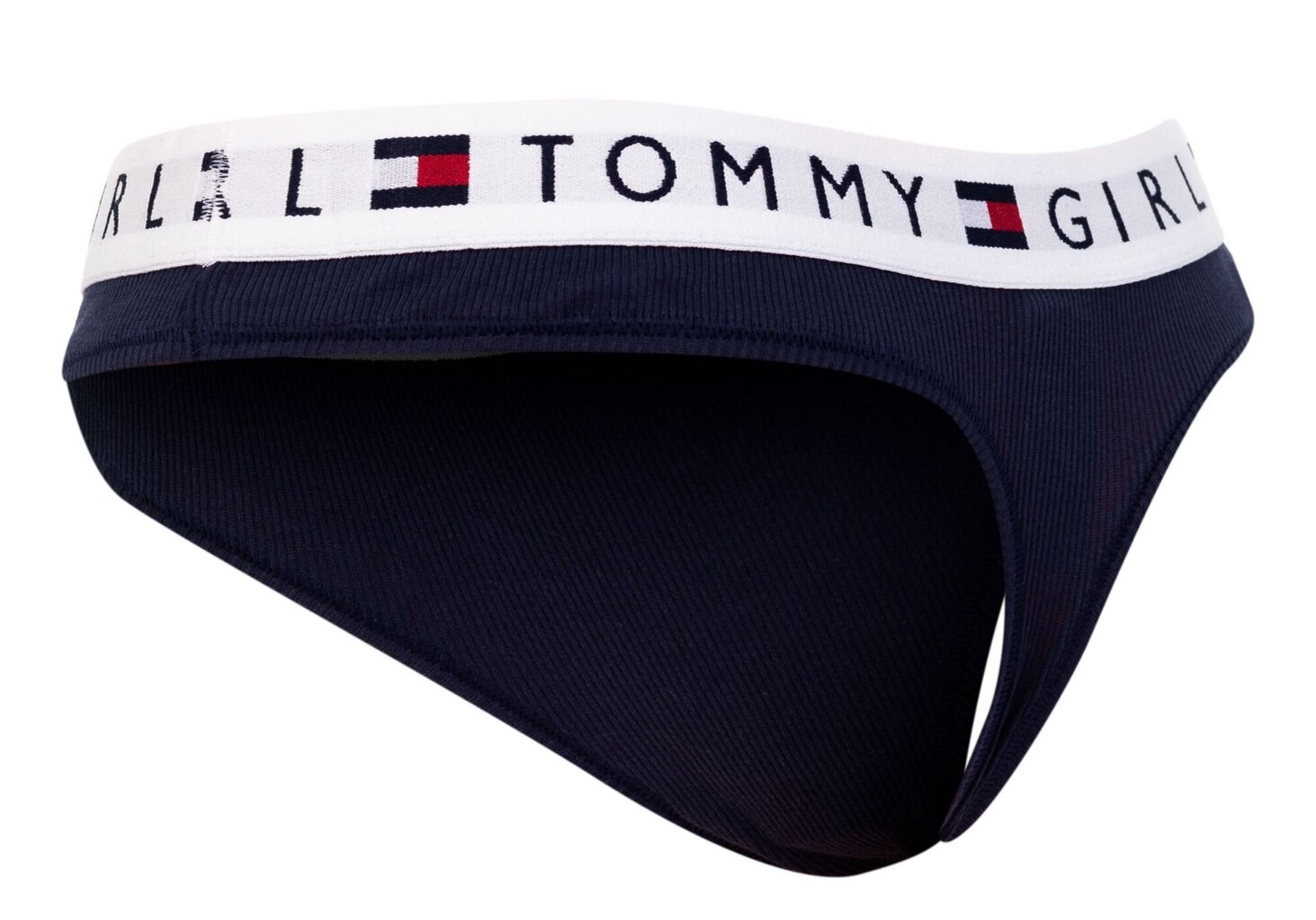 Stringu biksītes sievietēm Tommy Hilfiger THONG NAVY UW0UW01572 416 19911 цена и информация | Sieviešu biksītes | 220.lv