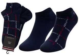 Мужские носки-следки Tommy Hilfiger, 2 пары, темно-синие, 100002658 003 31237 цена и информация | Мужские носки | 220.lv