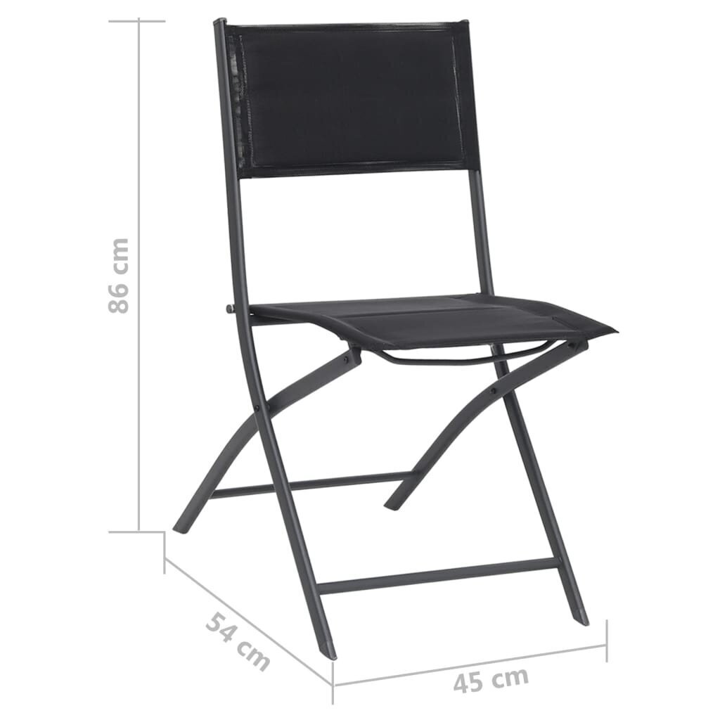 Saliekamie āra krēsli, 4 gab. cena un informācija | Dārza krēsli | 220.lv