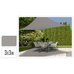 ProGarden saulessargs, 3x3 m, kvadrāta forma, pelēks цена и информация | Зонты, маркизы, стойки | 220.lv