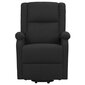 Atlaižams masāžas krēsls, melns, audums cena un informācija | Atpūtas krēsli | 220.lv