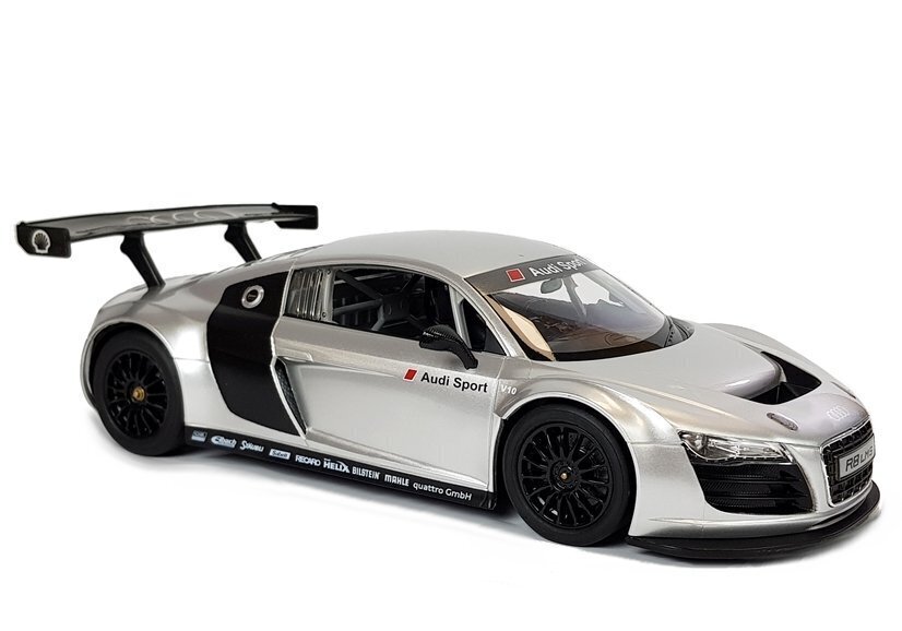 Tālvadības automašīna Audi R8 LMS, 1:14, sudraba cena un informācija | Rotaļlietas zēniem | 220.lv