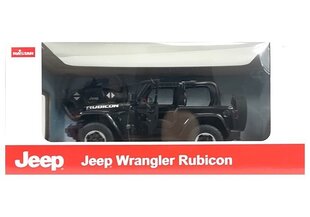 Tālvadības automašīna Jeep Wrangler Rubicon, 1:14, melna cena un informācija | Rotaļlietas zēniem | 220.lv