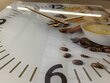 Sienas pulkstenis no stikla - Kafija un kruasāns cena un informācija | Pulksteņi | 220.lv