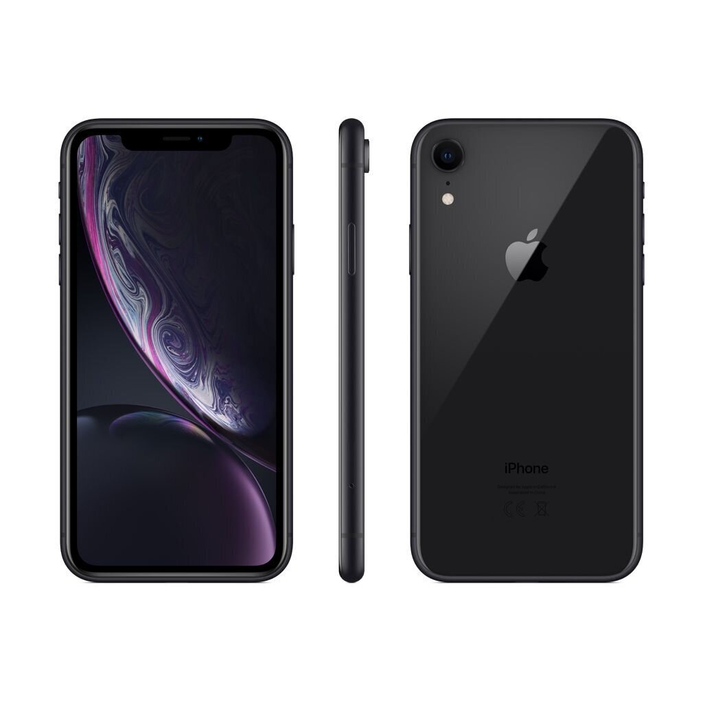 Apple iPhone XR, 64GB, melns, lietots A цена и информация | Mobilie telefoni | 220.lv