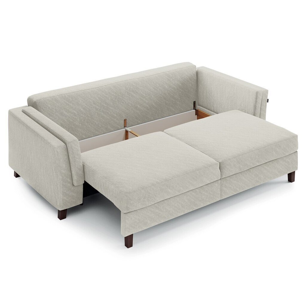 Dīvāns Homede Froletti 3S, smilškrāsas cena un informācija | Dīvāni | 220.lv