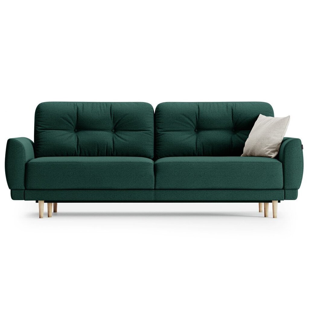 Dīvāns Homede Canto 3S, zaļš цена и информация | Dīvāni | 220.lv