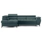 Stūra dīvāns Homede Ferla, zils цена и информация | Stūra dīvāni | 220.lv
