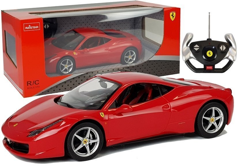 Attālināti vadāms Rastar Ferrari Italia 1:14 цена и информация | Rotaļlietas zēniem | 220.lv