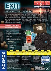 Настольная игра Exit: The Game – The Cemetery of the Knight, EN цена и информация | Настольная игра | 220.lv