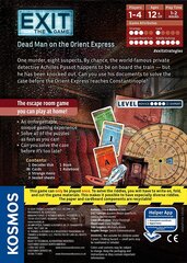 Galda spēle Exit: The Game – Dead Man on the Orient Express, EN cena un informācija | Galda spēles | 220.lv