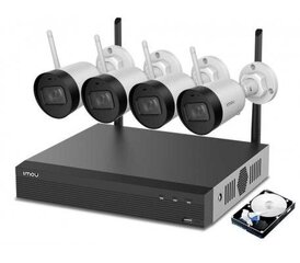 Imou KIT/NVR1104HS-W-S2 цена и информация | Компьютерные (Веб) камеры | 220.lv